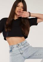 T-Shirt Cropped Liso Básico T-Shirt Cropped Liso Básico