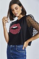 T-shirt Cropped solta feminina T-shirt Cropped solta feminina