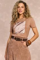 T-shirt doce trama feminina ref:106394