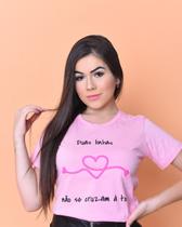 T shirt duas linhas não se cruzam á toa gg