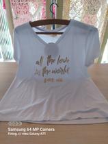 T-shirt em Malha TAM.M é G