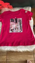 T-Shirt Estampada Paris Rosa Tam M T-Shirt Estampada Paris Rosa Tam M
