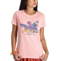 T- shirt Estonada Wild Life Salmão T- shirt Estonada Wild Life Salmão