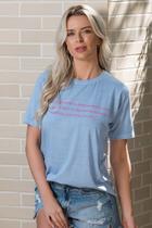 T-shirt Estonada Your Self Azul Bebe