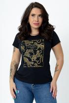 T-Shirt Feminia Tecido 100% Algodão Estampa De Onça Tamanho P T-Shirt Feminia Tecido 100% Algodão Estampa De Onça Tamanho P