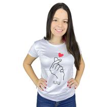 T-shirt Feminina Blusa Blusinha Camiseta Curta Tamanho Único