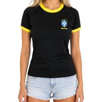 T-Shirt Feminina Brasil Rocks Jeans T-Shirt Feminina Brasil Rocks Jeans