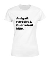 T-Shirt Feminina Camiseta Personalizada Dia das Mães