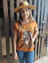 T-shirt Feminina Caramelo T-shirt Feminina Caramelo