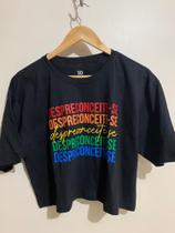 T Shirt Feminina - Despreconceite-se - Cropped