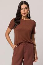 T-shirt feminina doce trama ref:104341