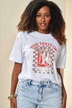 T-shirt feminina doce trama ref:105767 T-shirt feminina doce trama ref:105767