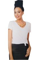 T-shirt Feminina em Lurex Rabusch