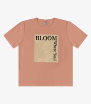 T- Shirt Feminina em Meia Malha Rovitex Marrom