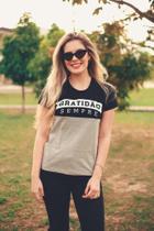 T-shirt feminina Gratidão sempre Mescla M T-shirt feminina Gratidão sempre Mescla M