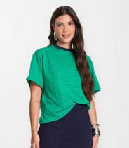 T- Shirt Feminina Infinita Cor Verde