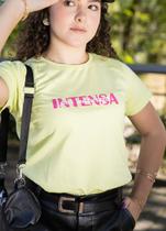 T-shirt feminina - intensa