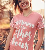 T-Shirt Feminina "Menina dos Olhos de Deus"