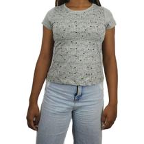 T-Shirt Feminina Mescla Cats