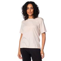 T-Shirt Feminina Olho Fatal Grafismos Off White/Bege
