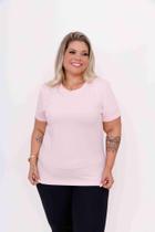 T-Shirt Feminina Plus Size Básica