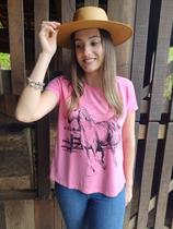 T-shirt Feminina Rosa T-shirt Feminina Rosa