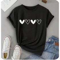 T-shirt Feminina - Snoopy Normal - Amor - Barbie Camiseta - Baby Look Camisa Flor em Malha