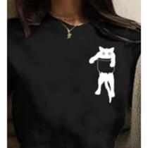 T-shirt Feminina - Snoopy Normal - Amor - Barbie Camiseta - Baby Look Camisa Flor em Malha