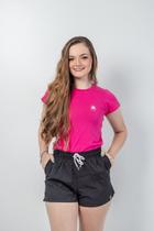 T-Shirt Feminina Trevo Rosa Pink