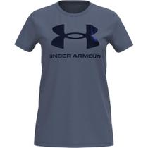 T-Shirt Feminina Under Armour Logo Algodão Treino Academia