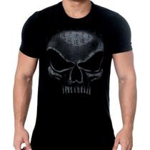 T-shirt flex wheeler preto - black skull - clothing (xxl)
