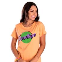 T-shirt Goodbye Laranja Claro T-shirt Goodbye Laranja Claro