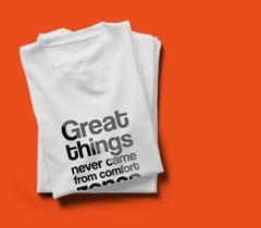 T shirt great things gg