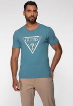 T-shirt Guess Triangulo Estampado Azul