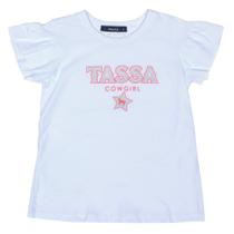 T-Shirt Infantil Feminina Branca Tassa 31927 T-Shirt Infantil Feminina Branca Tassa 31927