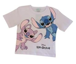 T-Shirt Infantil Feminina MC Lilo e Stitch Fakini
