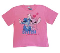 T-Shirt Infantil Feminina MC Lilo & Stitch Fakini T-Shirt Infantil Feminina MC Lilo & Stitch Fakini