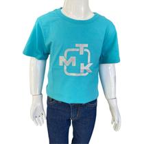 T-shirt Infantil Feminina Tomahawk Turquesa