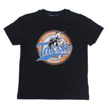 T-Shirt Infantil Masculina Preta Tassa 31925 T-Shirt Infantil Masculina Preta Tassa 31925