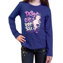 T-shirt Infantil Menina Tassa Manga Longa 005257 T-shirt Infantil Menina Tassa Manga Longa 005257