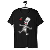 T-Shirt Infantil Unissex Bart Skull