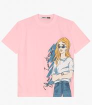 T- Shirt Juvenil em Meia Malha Minty Rosa T- Shirt Juvenil em Meia Malha Minty Rosa