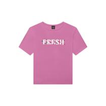 T-Shirt Juvenil Lunender em Algodão na cor Violeta