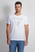 T-Shirt Masc Logo Triangulo Relevo Guess