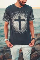 T-shirt masculina "Cruz" - Chumbo G T-shirt masculina "Cruz" - Chumbo G