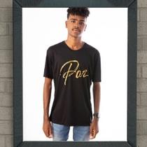 T-shirt masculina Vis Up "PAZ" Preta G