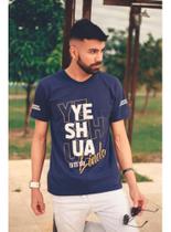 T-shirt masculina "YESHUA" Azul M T-shirt masculina "YESHUA" Azul M