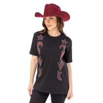 T Shirt Maxi Estrela Western América Zenz Western T Shirt Maxi Estrela Western América Zenz Western