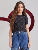 T shirt mickey strass mc