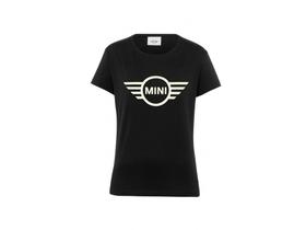 T-shirt MINI Two Tone Wing Feminina Preta